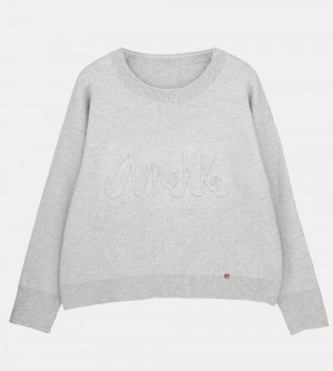 Svetre Anekke Gray Contemporary Sweater Damske | 8152740-AK