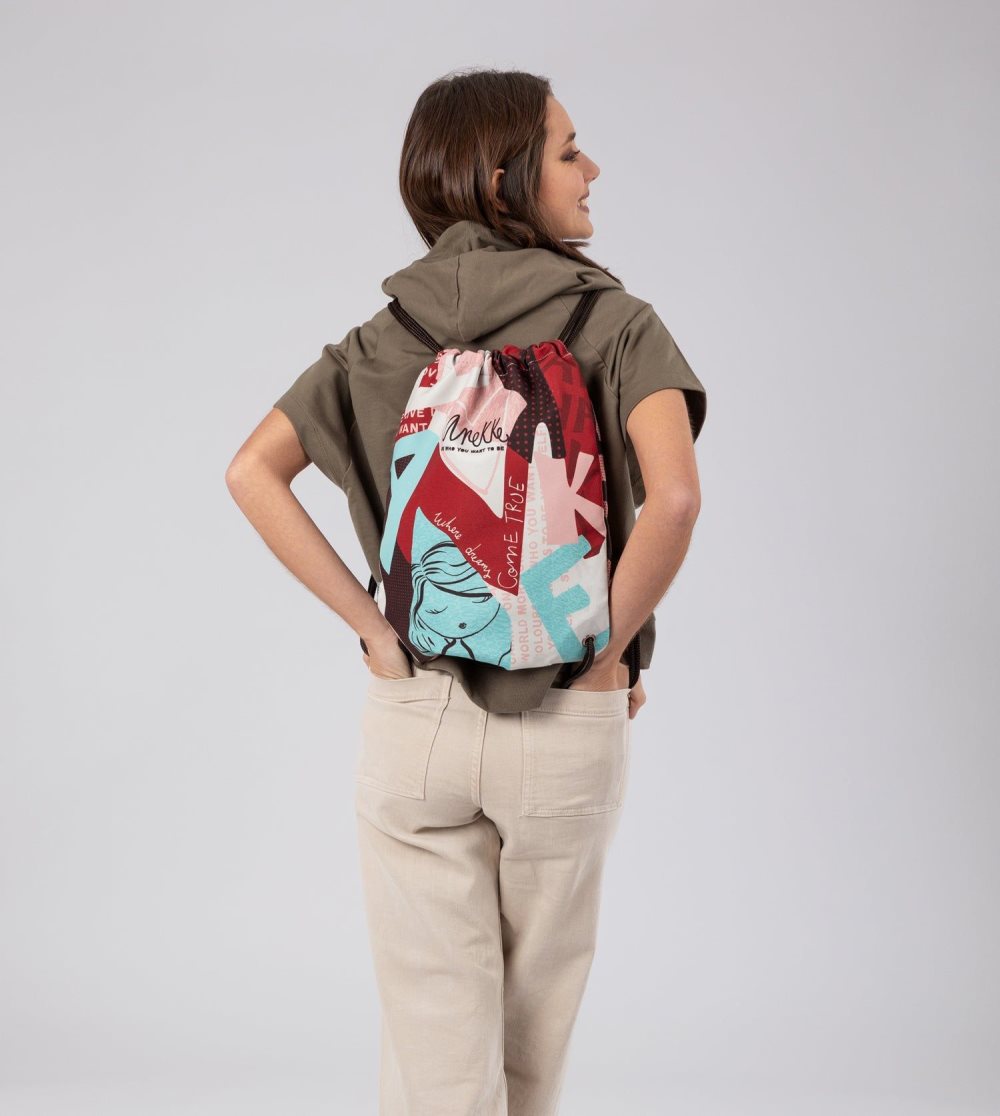 Batohy Anekke Fashion Fabric Drawstring Backpack Damske | 0732189-JM