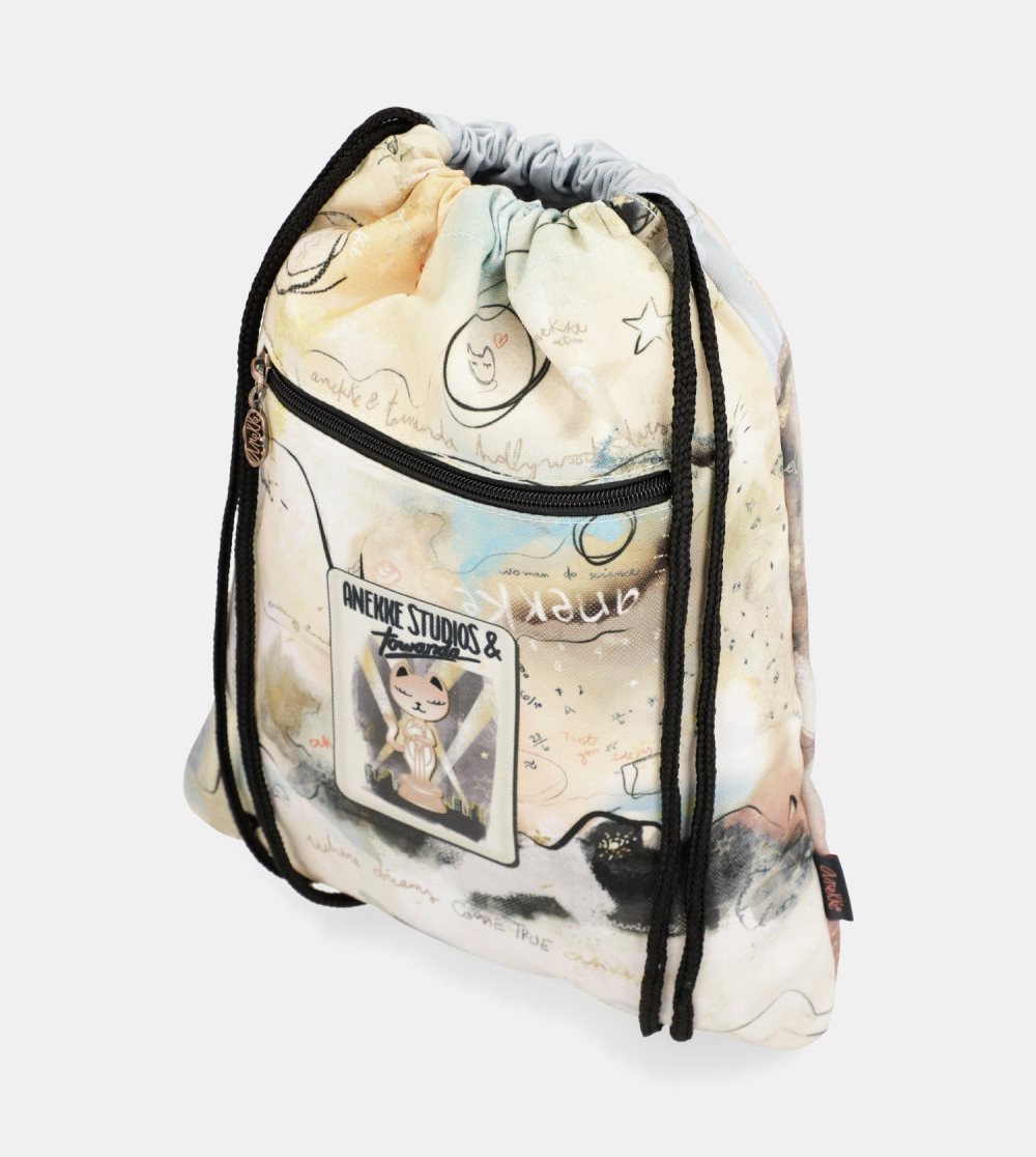 Batohy Anekke Hollywood Fabric Drawstring Backpack Damske | 1589426-TW