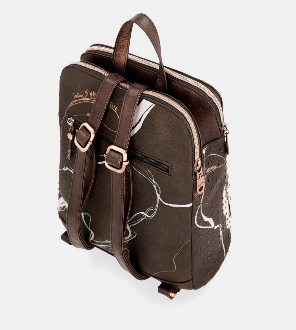 Batohy Anekke Nature Shodo 2 Compartment Backpack Brown Damske | 0261957-VD