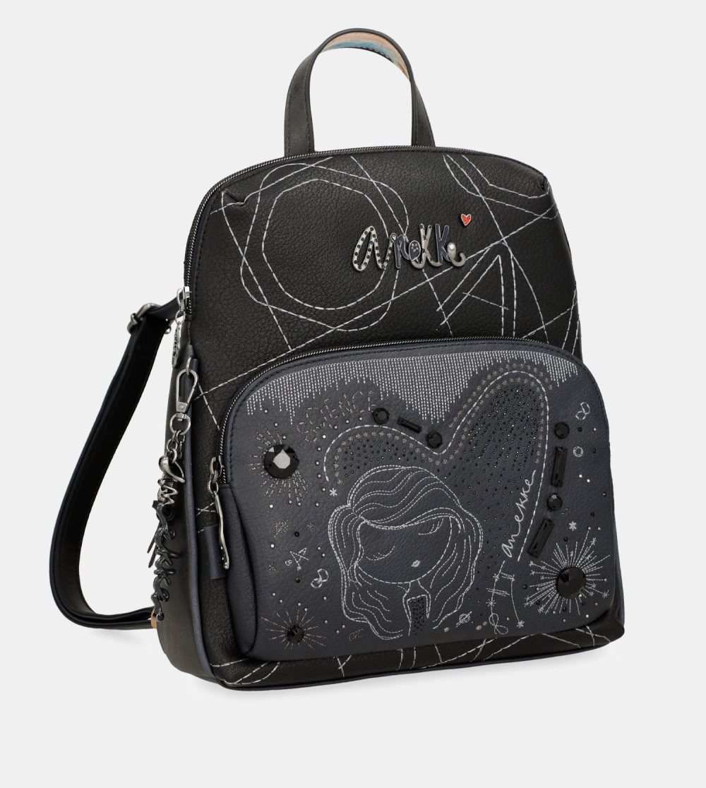 Batohy Anekke Studio Navy Blue Backpack For Leisure Use Damske | 8745236-GC