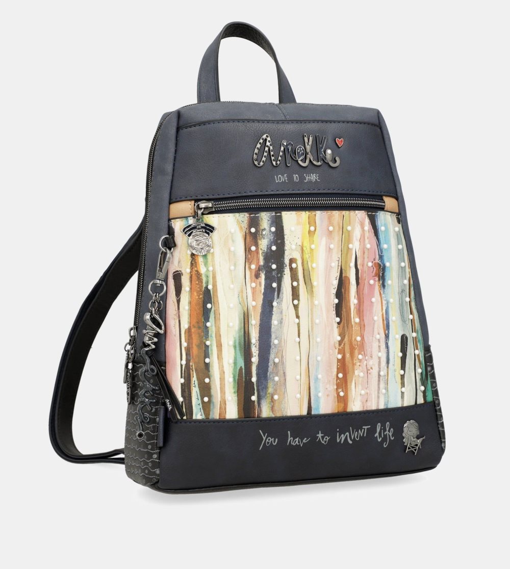 Batohy Anekke Studio Navy Blue Pearl Backpack Damske | 6987450-RI
