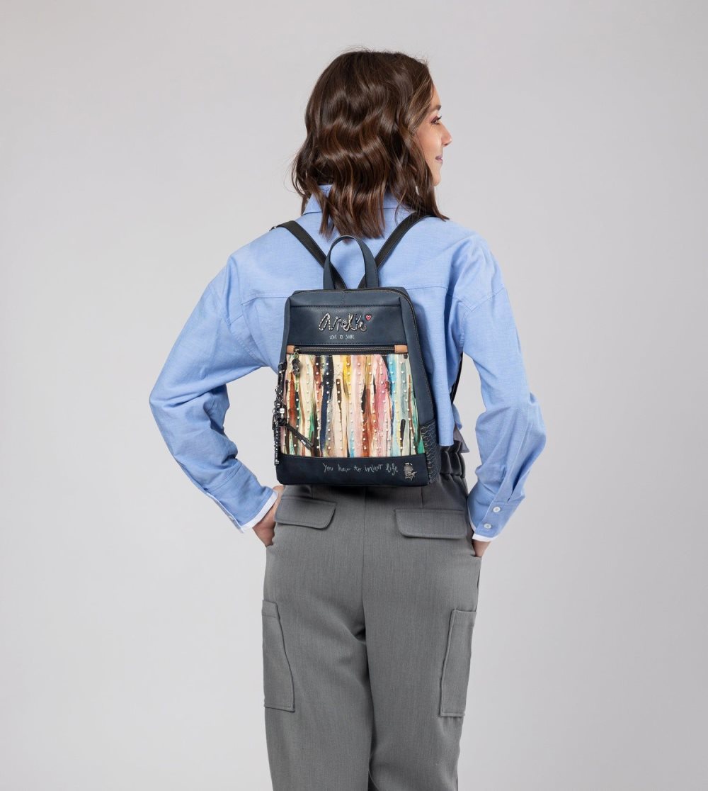 Batohy Anekke Studio Navy Blue Pearl Backpack Damske | 6987450-RI