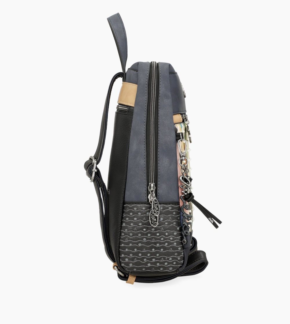 Batohy Anekke Studio Navy Blue Pearl Backpack Damske | 6987450-RI
