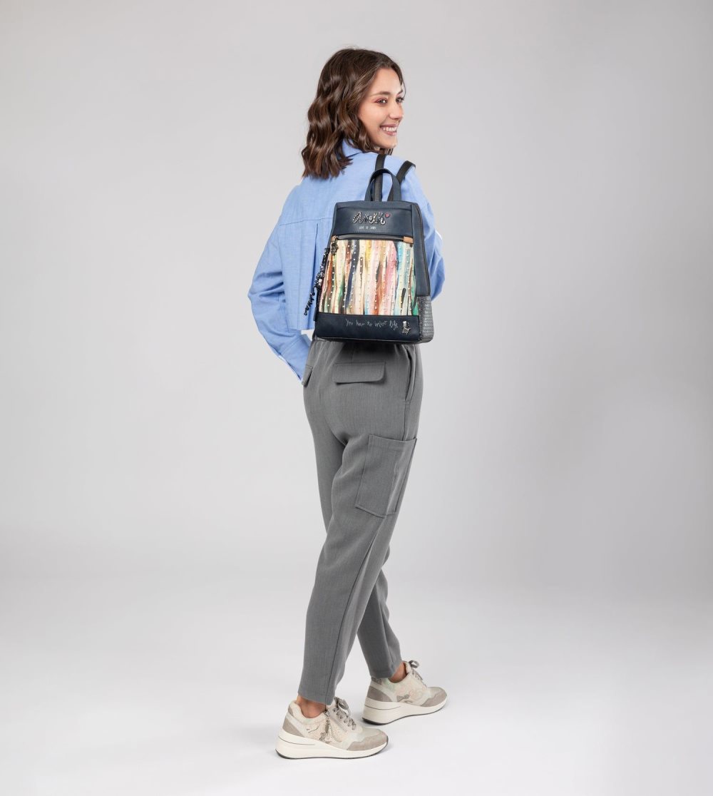 Batohy Anekke Studio Navy Blue Pearl Backpack Damske | 6987450-RI