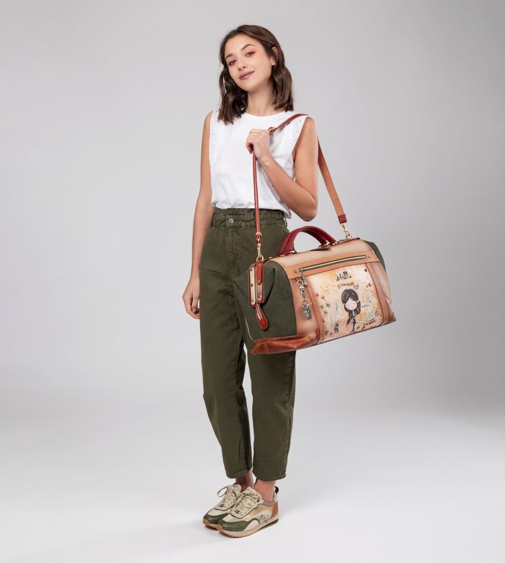 Cestovné Tašky Anekke Peace & Love Camel Travel Bag Damske | 7460238-TD