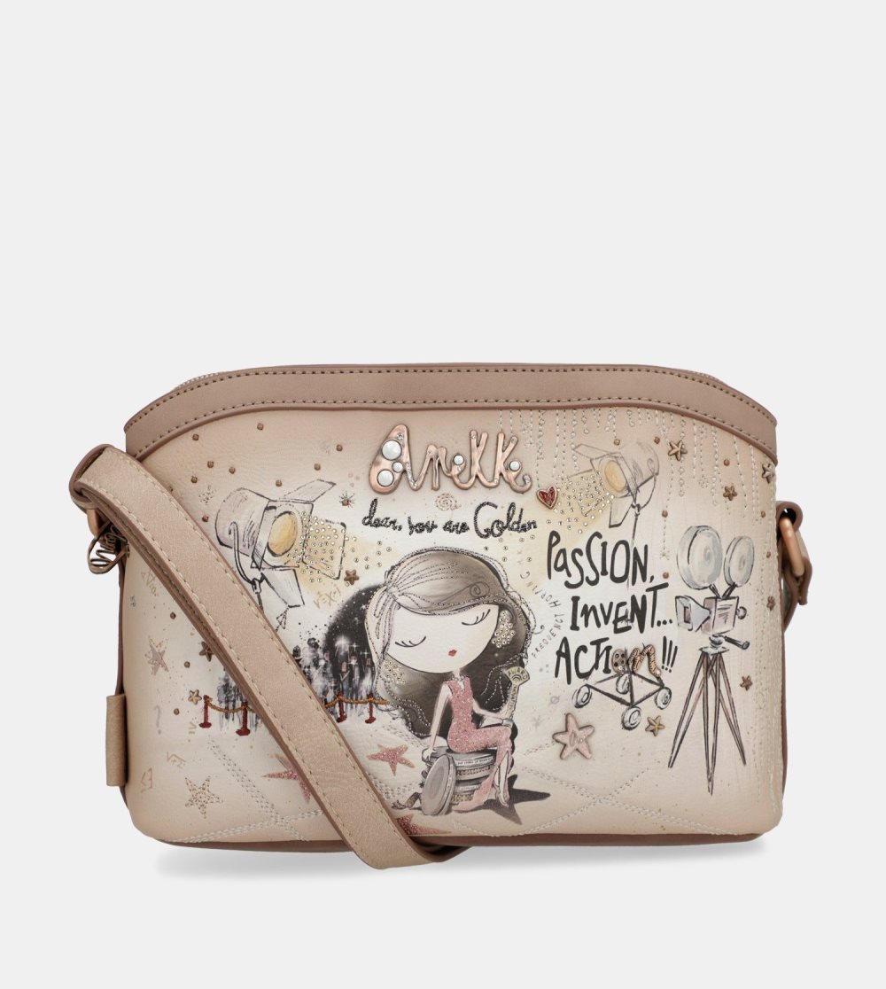 Crossbody Kabelka Anekke Hollywood 3-compartment Crossbody Bag Damske | 4017298-HZ