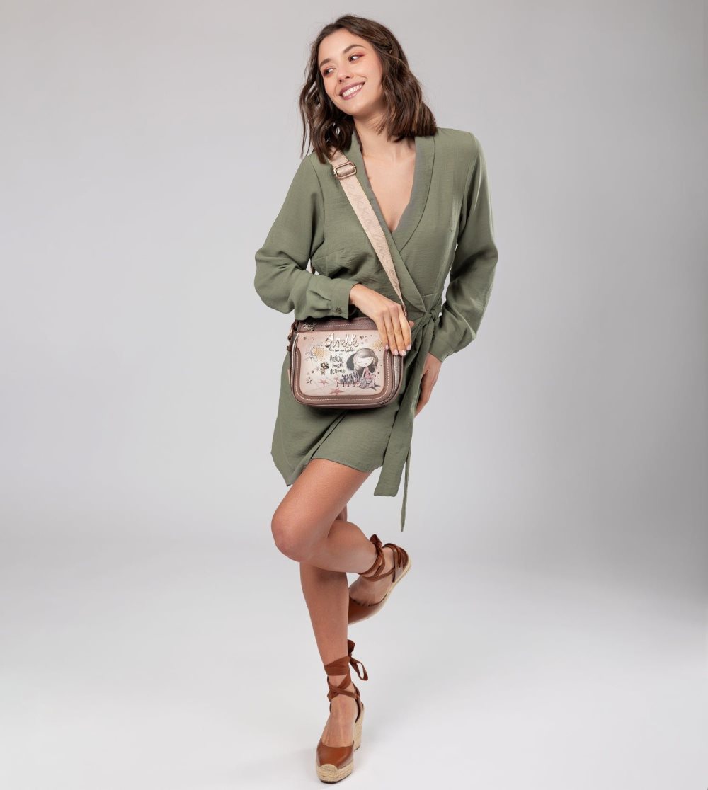 Crossbody Kabelka Anekke Hollywood 3-compartment Crossbody Bag Damske | 7310684-NK