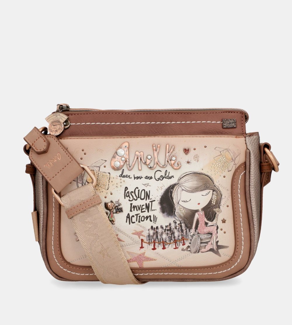 Crossbody Kabelka Anekke Hollywood 3-compartment Crossbody Bag Damske | 7310684-NK