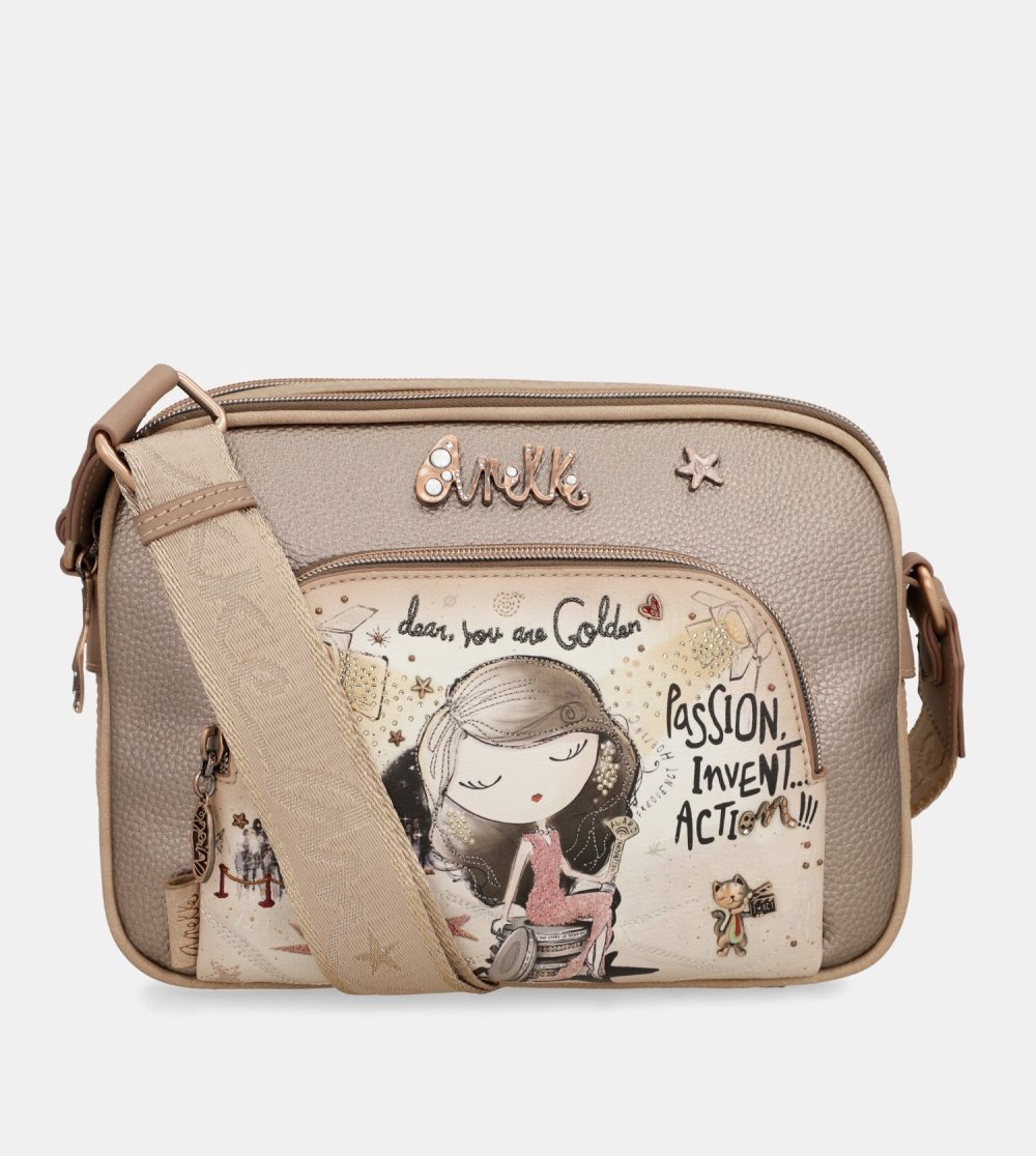 Crossbody Kabelka Anekke Hollywood Double Compartment Crossbody Bag Damske | 7306582-ET