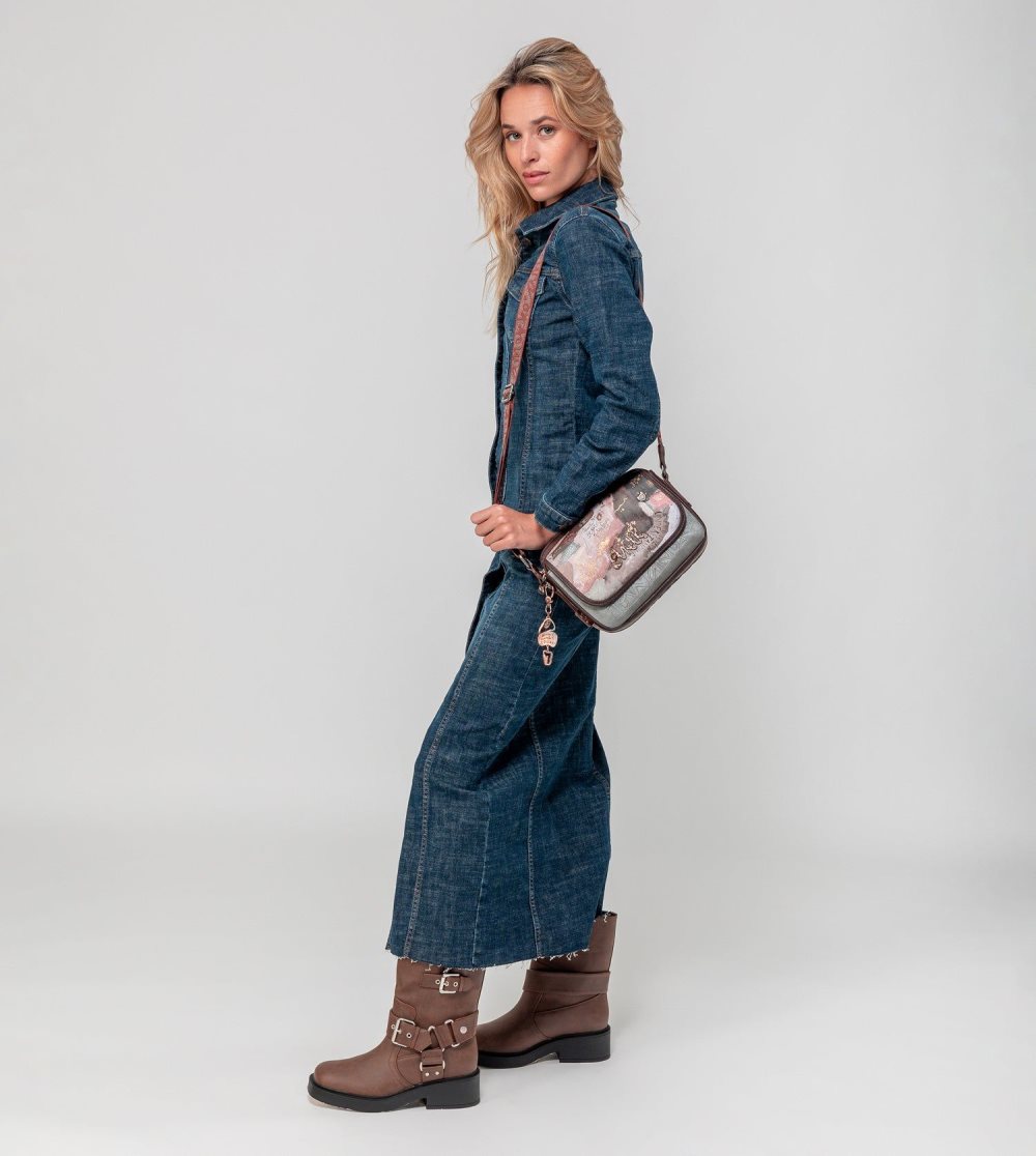 Crossbody Kabelka Anekke Outer Crossbody Bag With Flap Damske | 3614827-XS