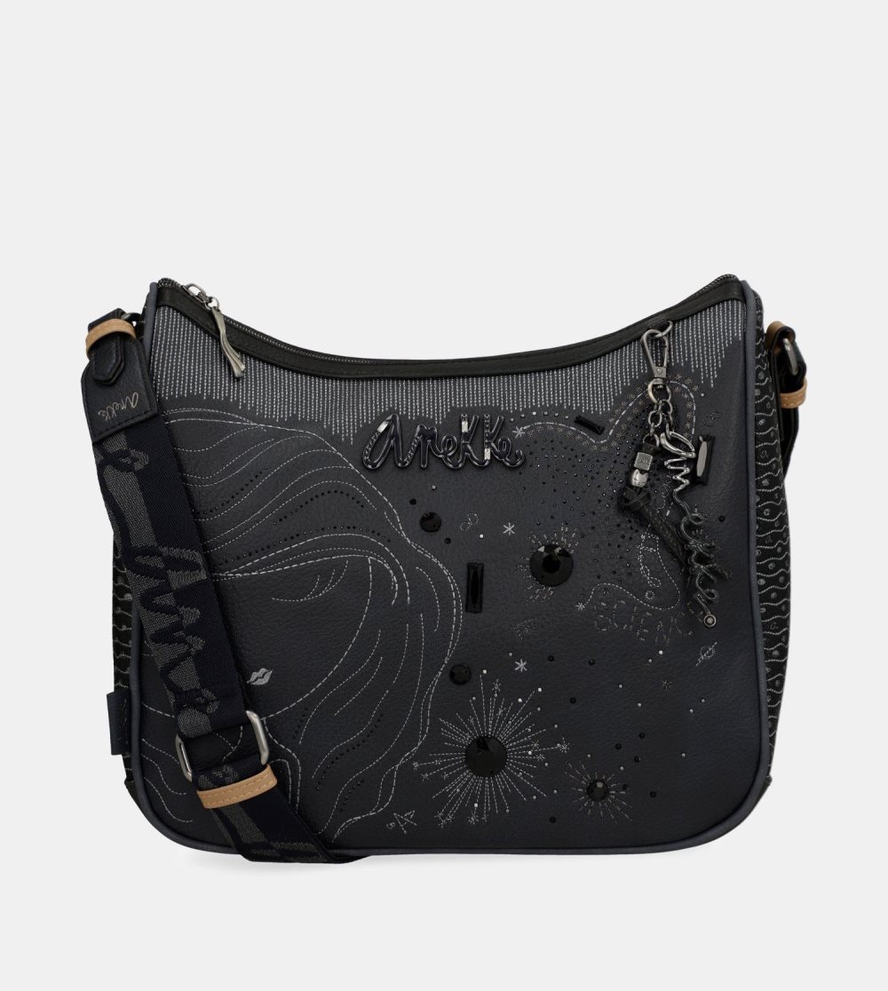 Crossbody Kabelka Anekke Studio Navy Blue Large Crossbody Bag Damske | 0315248-VE