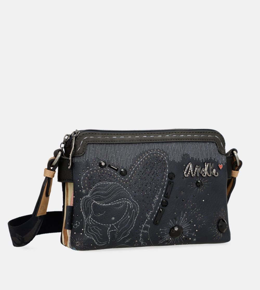 Crossbody Kabelka Anekke Studio Navy Blue 2-compartment Crossbody Bag Damske | 4683970-WM