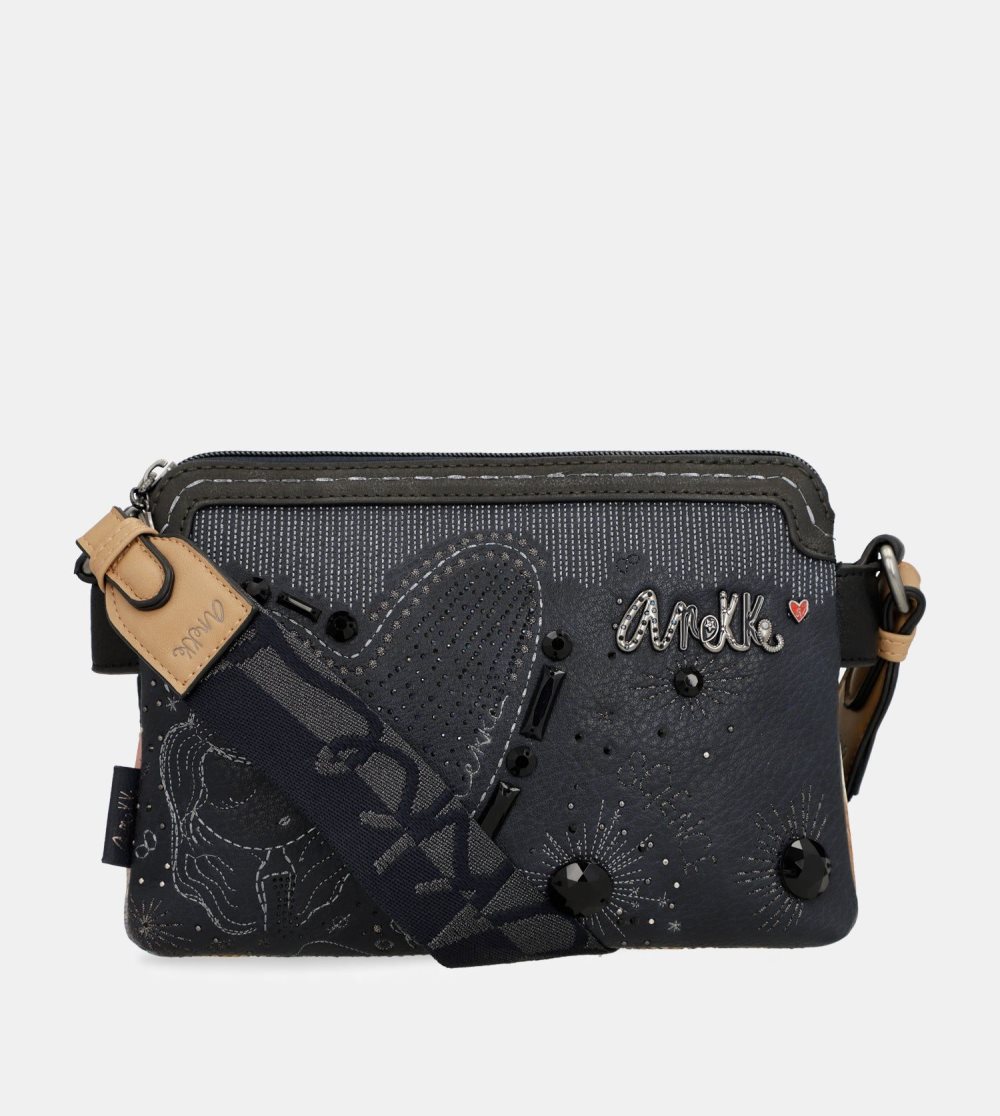 Crossbody Kabelka Anekke Studio Navy Blue 2-compartment Crossbody Bag Damske | 4683970-WM