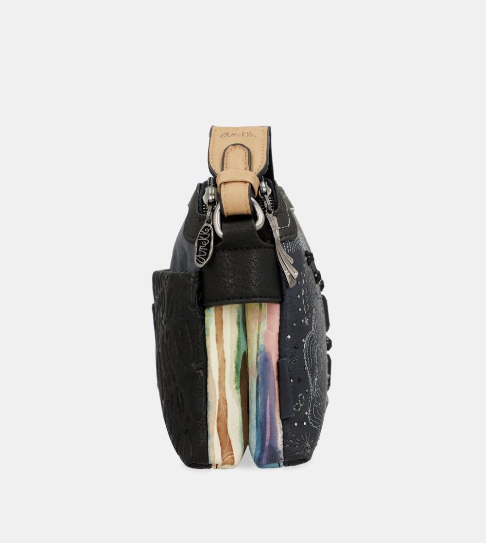 Crossbody Kabelka Anekke Studio Navy Blue 2-compartment Crossbody Bag Damske | 4683970-WM