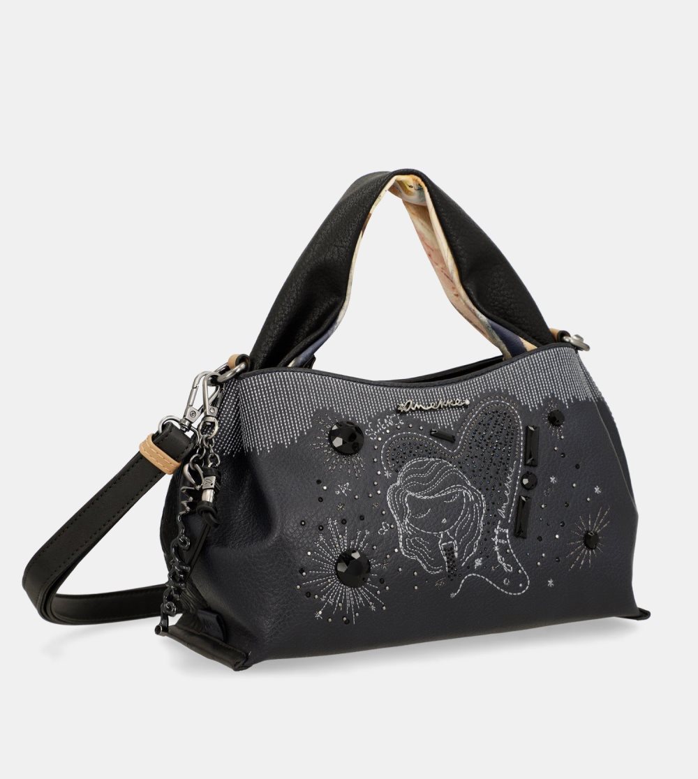 Crossbody Kabelka Anekke Studio Navy Blue 2-handle Bag Damske | 8243159-KS