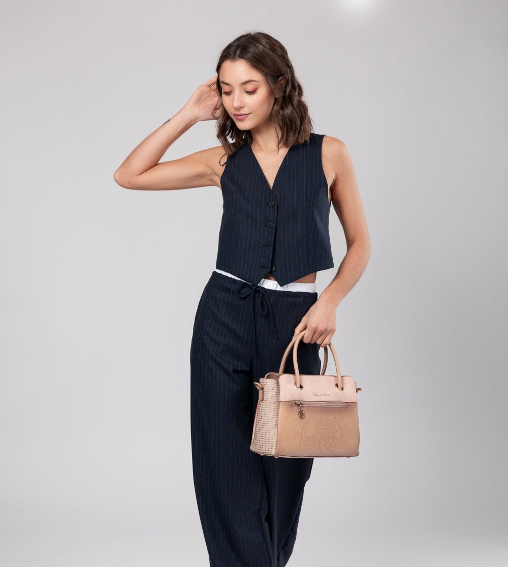 Crossbody Kabelka Anekke Studio Nude Handle Bag Damske | 0573891-PO