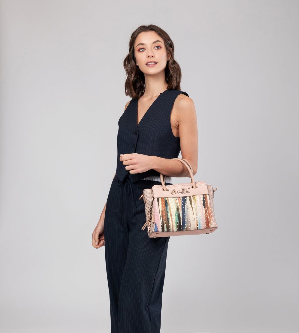 Crossbody Kabelka Anekke Studio Nude Handle Bag Damske | 0573891-PO