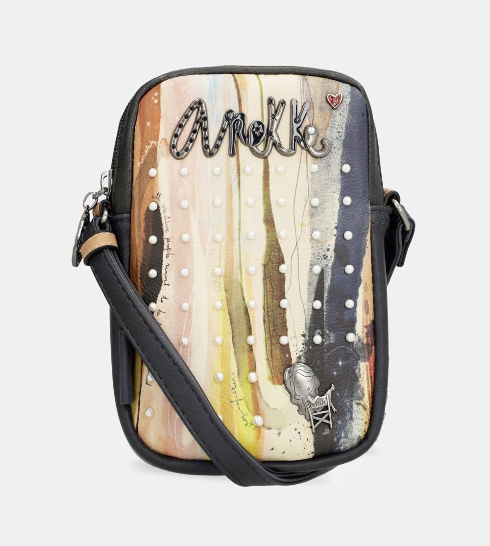 Glasses Cases Anekke Studio Navy Blue Mini Crossbody Bag Damske | 3806147-SU