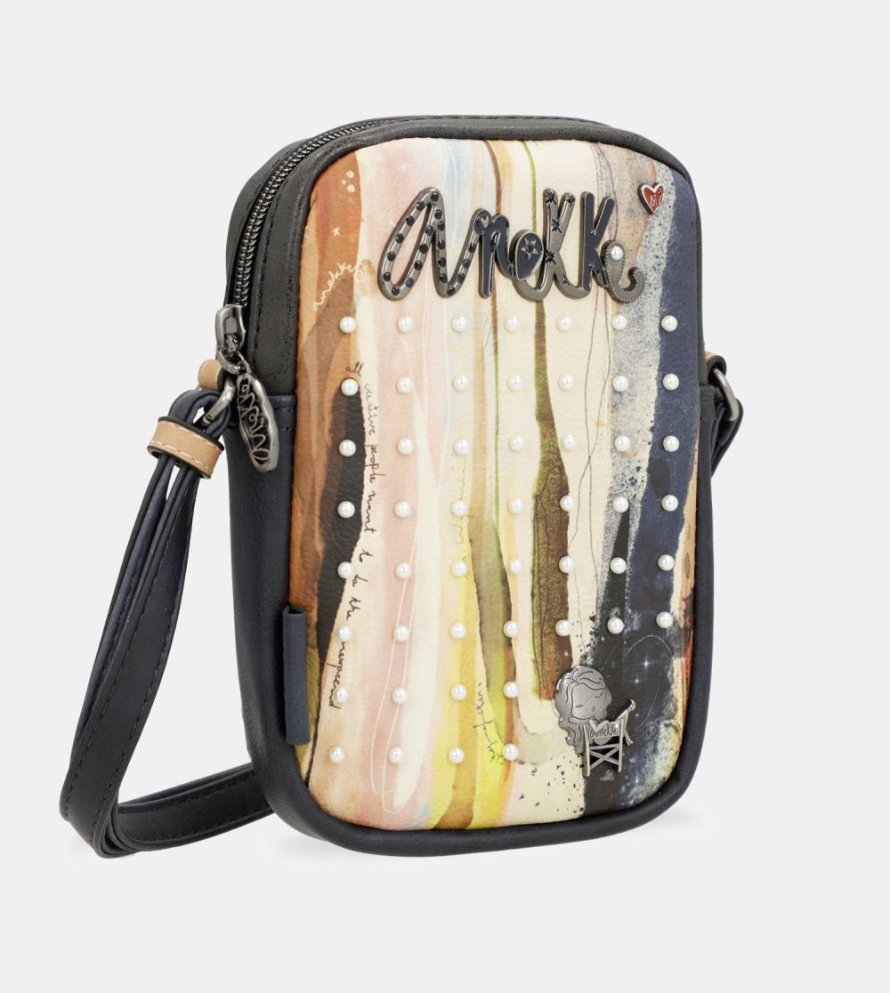Glasses Cases Anekke Studio Navy Blue Mini Crossbody Bag Damske | 3806147-SU