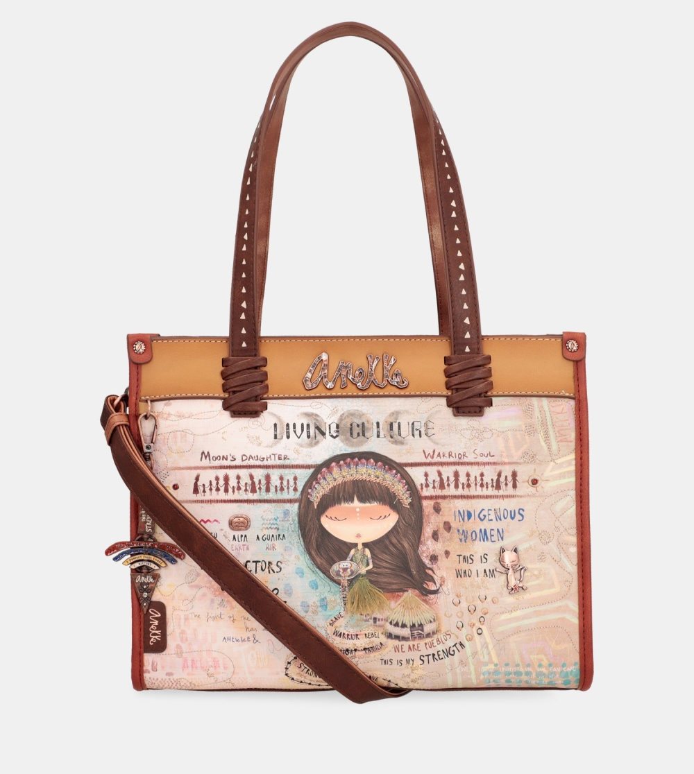 Kabelka Anekke Menire Printed Tote Bag With Shoulder Strap Damske | 0492638-EX