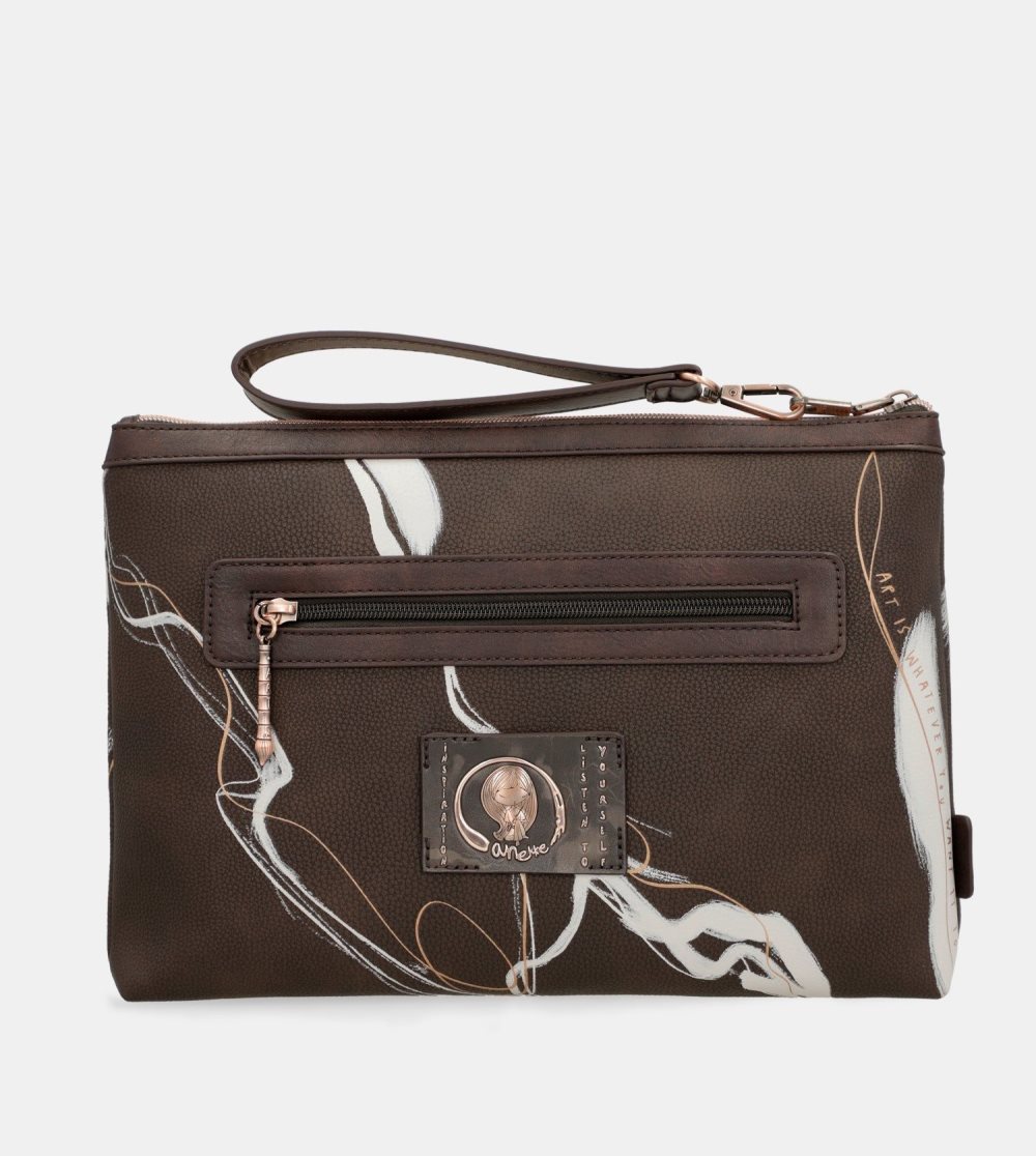 Kabelka Anekke Nature Shodo Brown Clutch Bag Damske | 4193025-RV