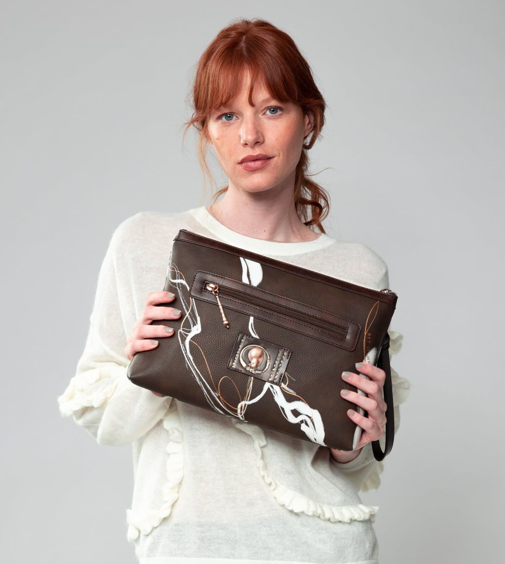 Kabelka Anekke Nature Shodo Brown Clutch Bag Damske | 4193025-RV