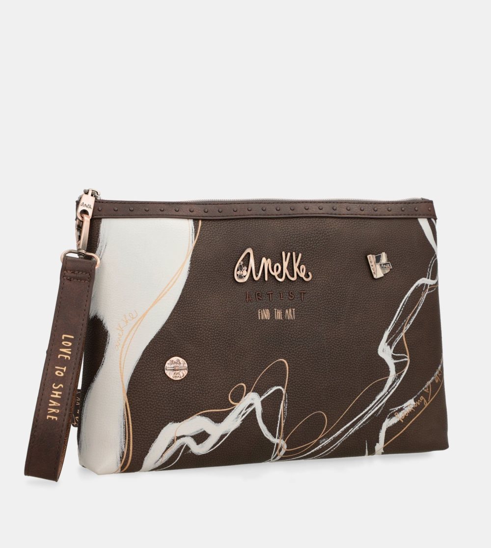 Kabelka Anekke Nature Shodo Brown Clutch Bag Damske | 4193025-RV