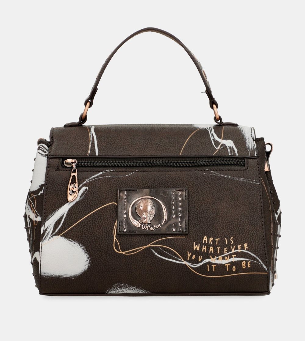 Kabelka Anekke Nature Shodo Brown Flap Bag Damske | 7295386-QX