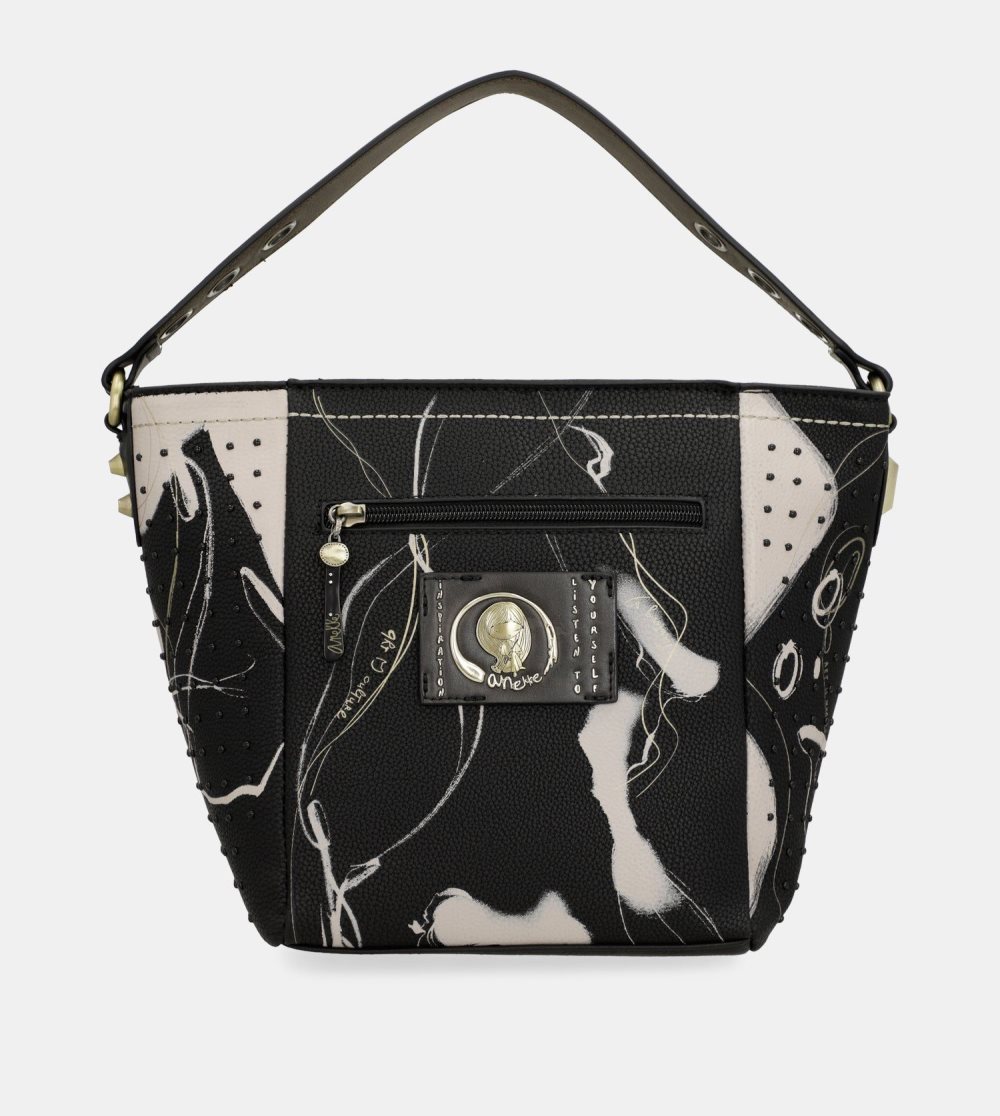Kabelka Anekke Nature Shodo Medium Black Handbag Damske | 0381692-ZL