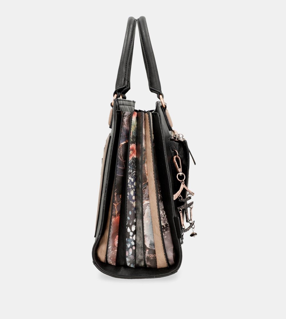 Kabelka Anekke Shoen Black Tote With Shoulder Strap Damske | 1084267-BY