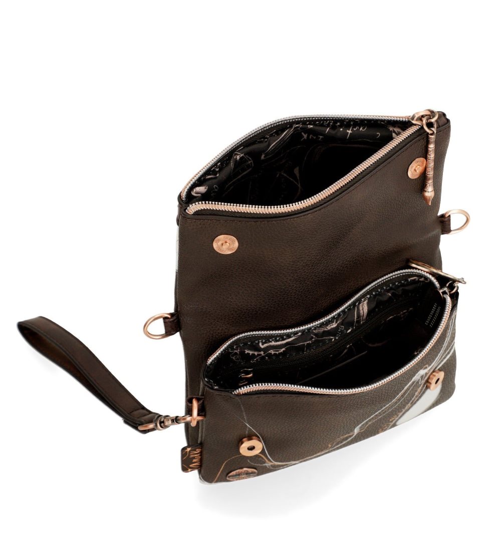 Kabelka Anekke Small Brown Shoulder Bag Nature Shodo Damske | 9012473-IP