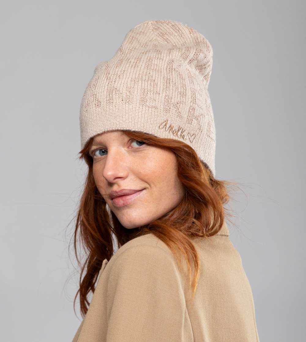 Klobuky Anekke Beige Contemporary Wool Hat Damske | 6805742-NX