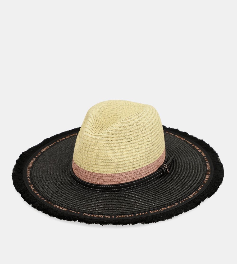 Klobuky Anekke Contrast Raffia Hat Damske | 8270143-VJ