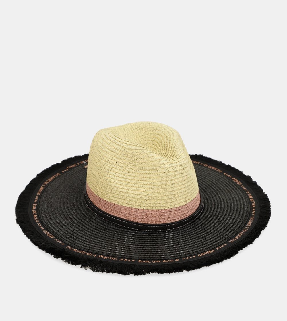 Klobuky Anekke Contrast Raffia Hat Damske | 8270143-VJ