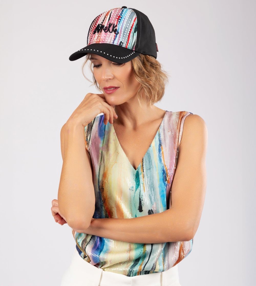 Klobuky Anekke Hollywood Printed Cap Damske | 9506814-AN