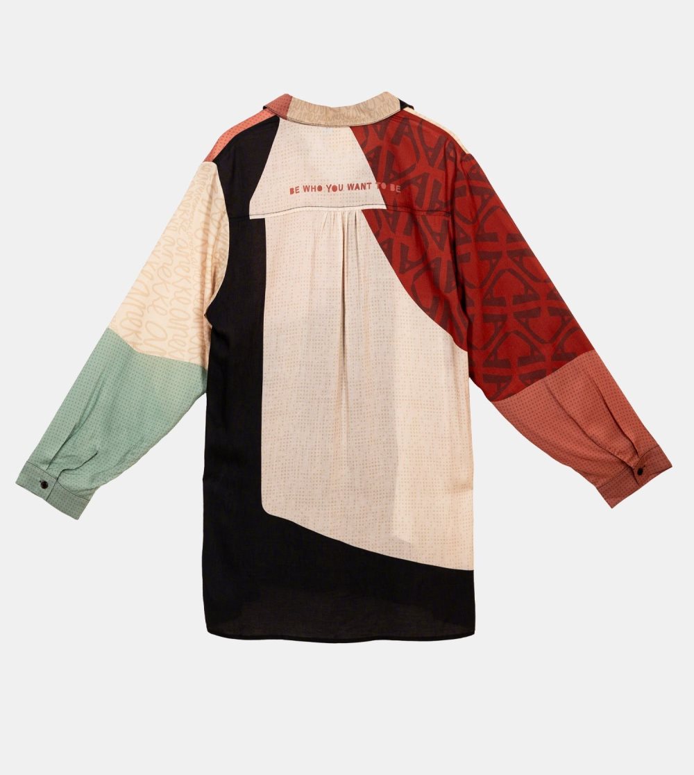 Kosele Anekke Colour Printed Shirt Damske | 9831702-HF