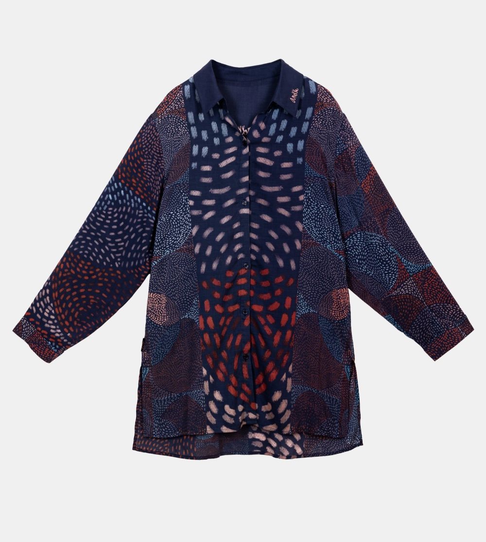 Kosele Anekke Psicodelic Shirt Damske | 4715296-ON