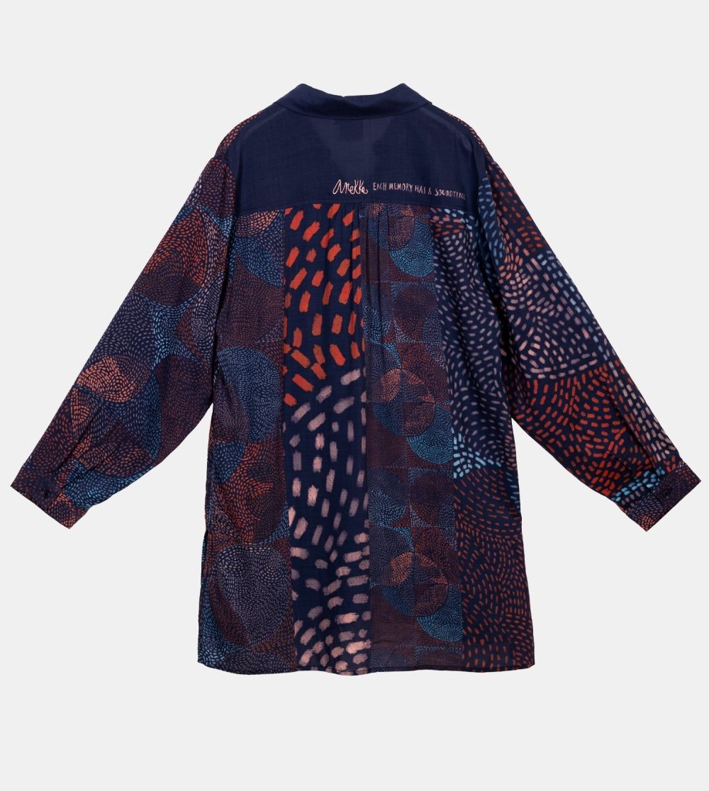 Kosele Anekke Psicodelic Shirt Damske | 4715296-ON