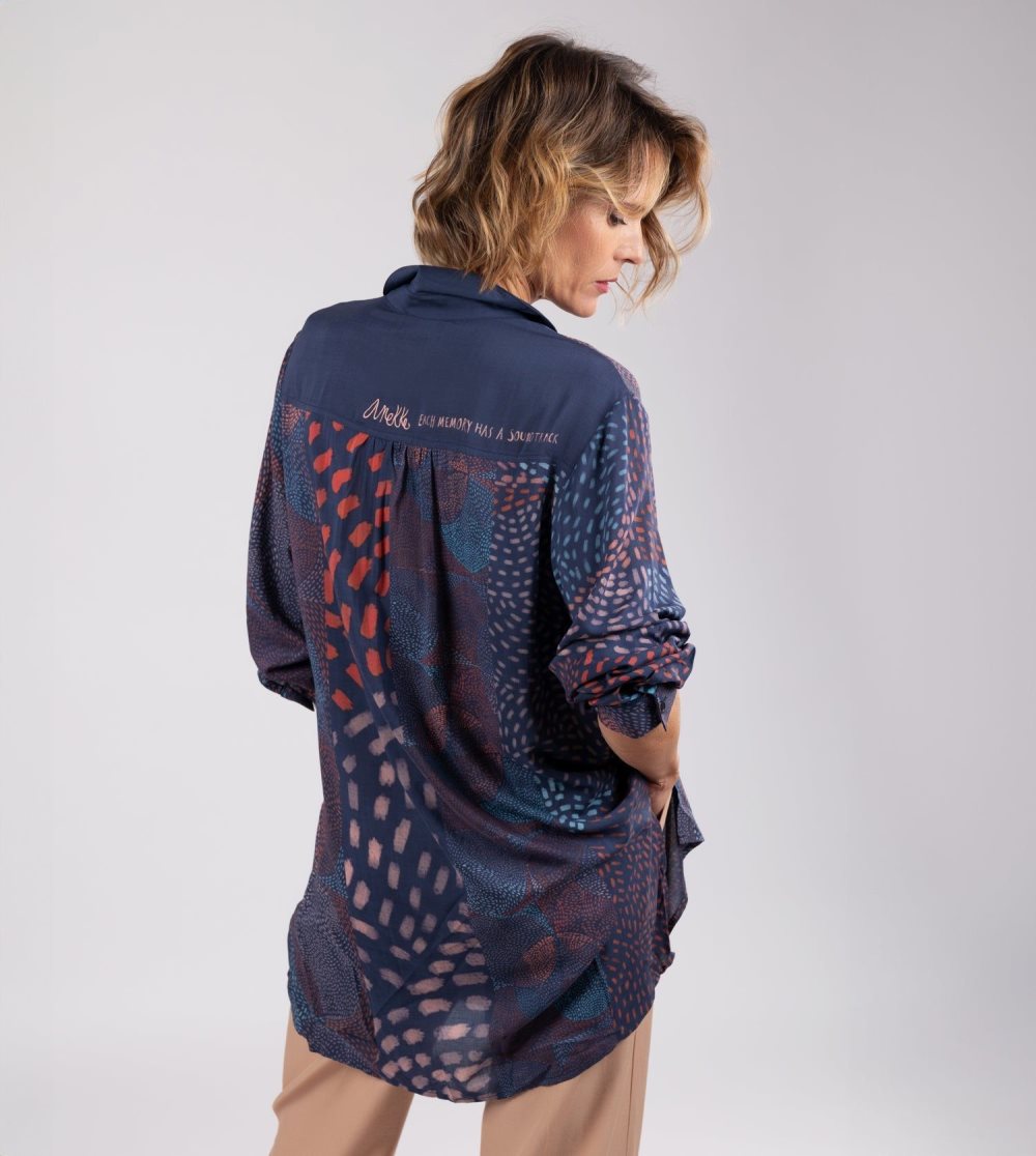 Kosele Anekke Psicodelic Shirt Damske | 4715296-ON