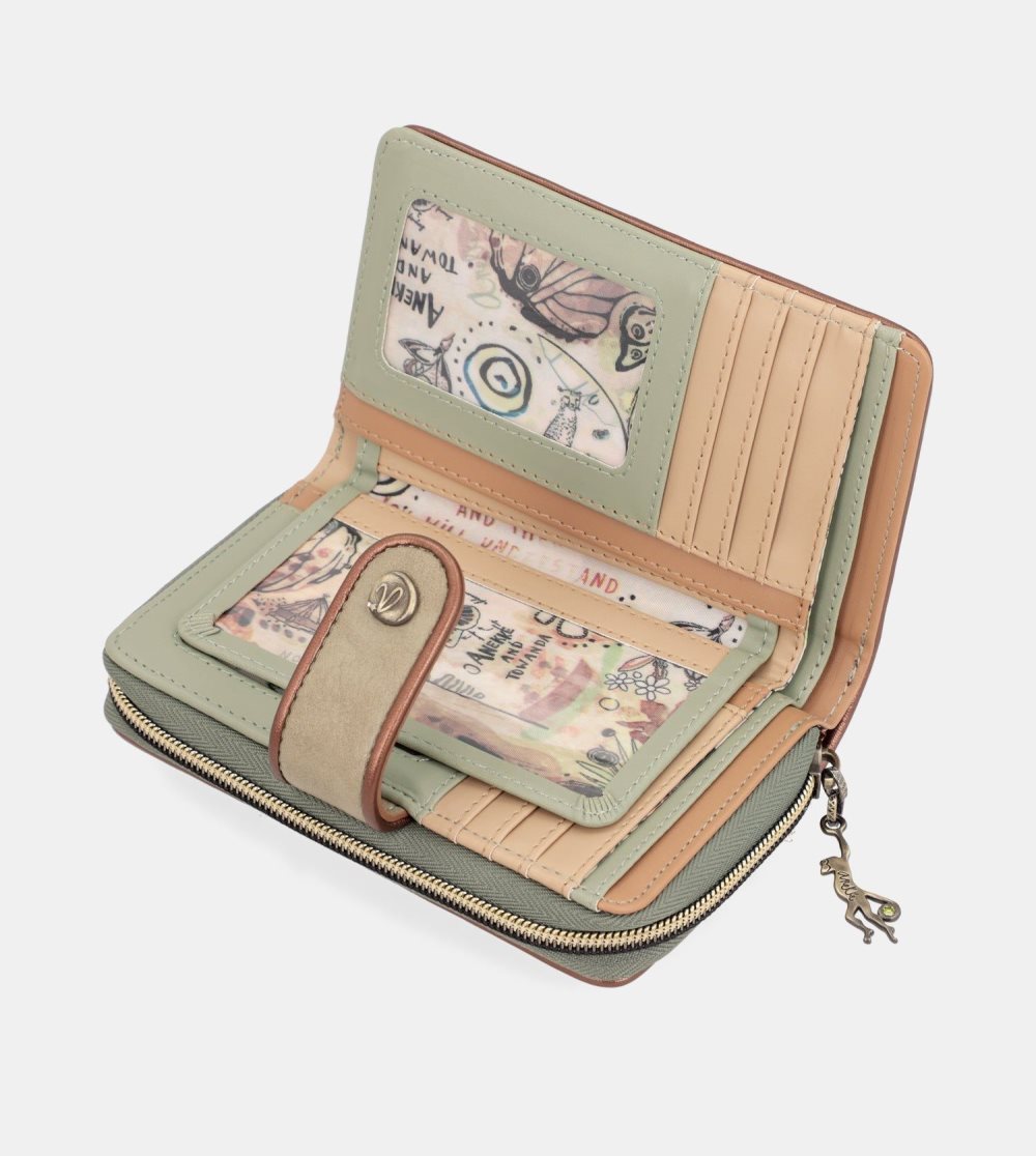 Penazenky Anekke Amazonia Medium Rfid Embossed Wallet Damske | 6820714-QC