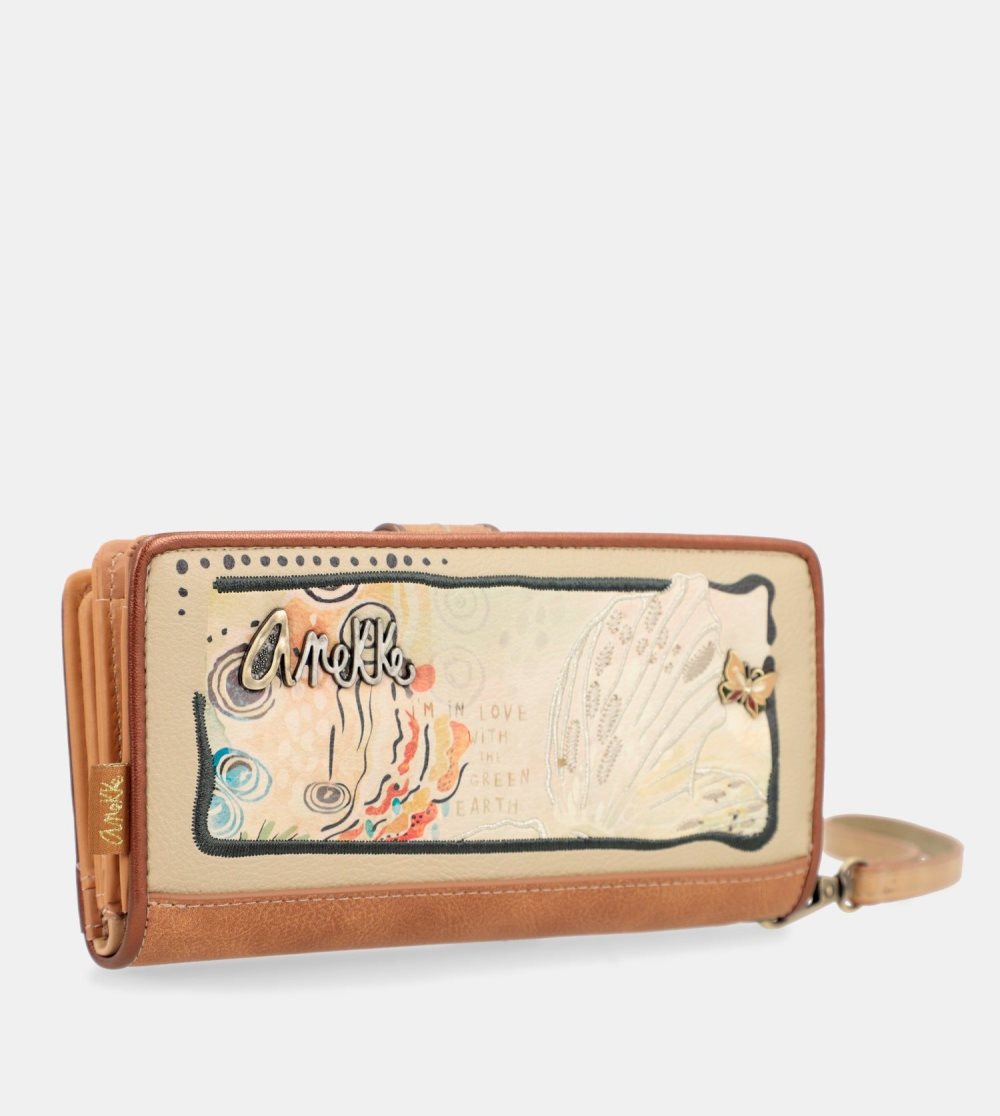 Penazenky Anekke Butterfly Large Rfid Wallet Damske | 8025764-BL