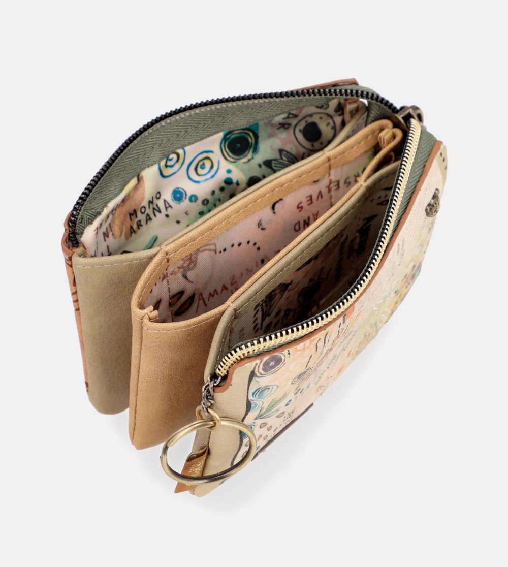 Penazenky Anekke Butterfly Triple Compartment Coin Purse Damske | 8062431-KA