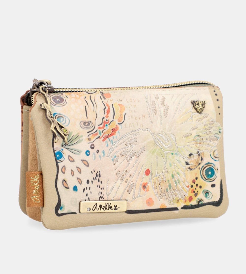 Penazenky Anekke Butterfly Triple Compartment Coin Purse Damske | 8062431-KA