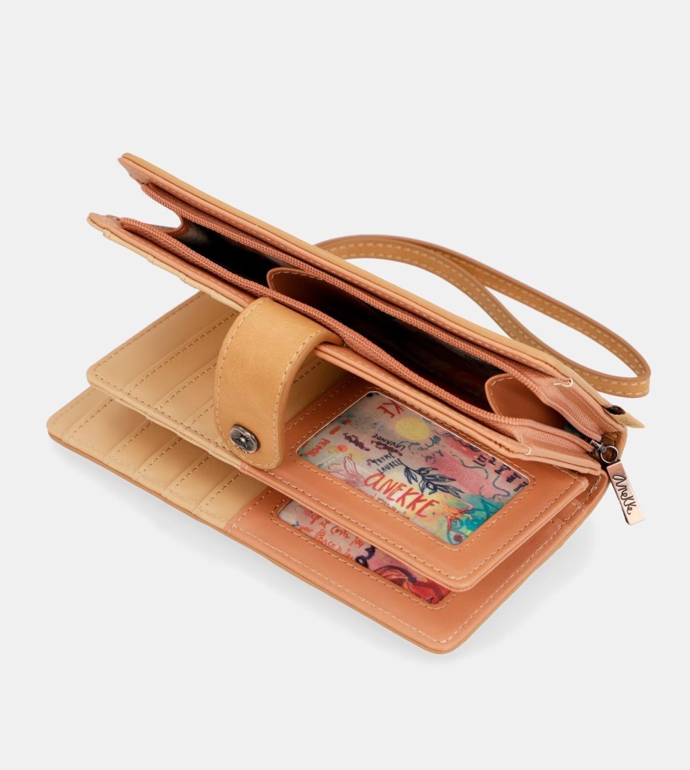 Penazenky Anekke Coral Black Large Wallet Damske | 5834719-OS
