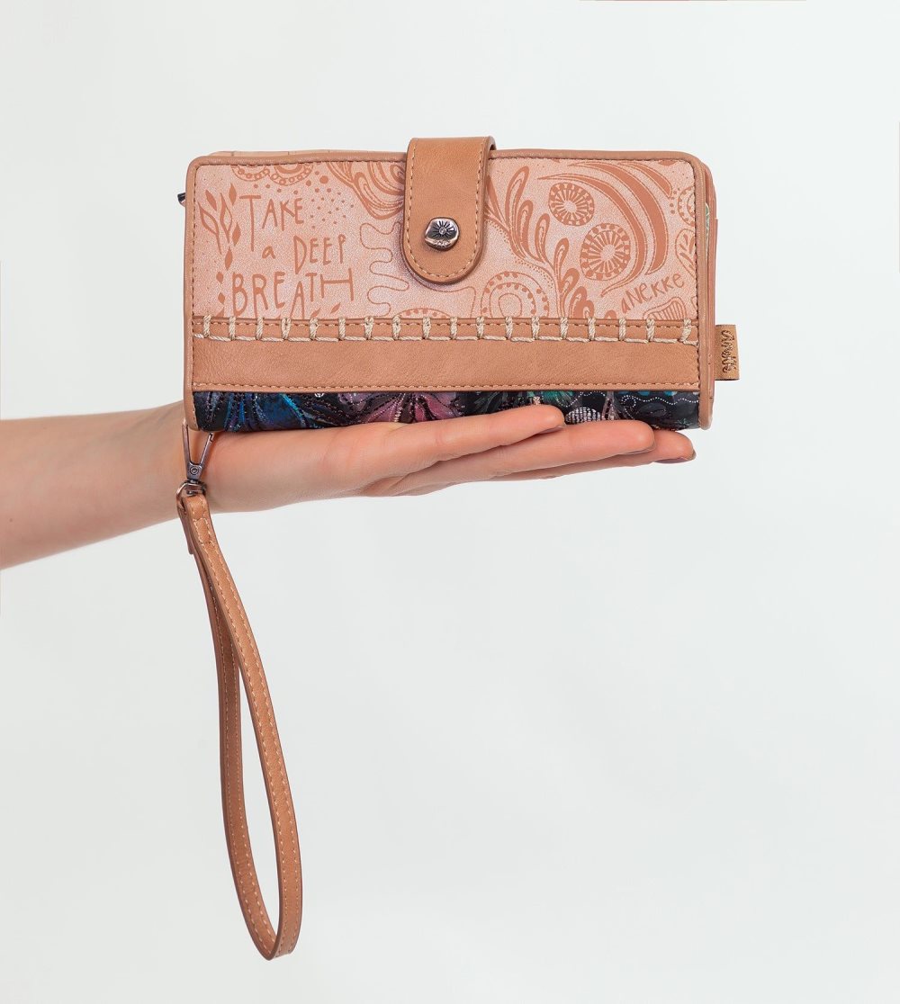 Penazenky Anekke Coral Black Large Wallet Damske | 5834719-OS