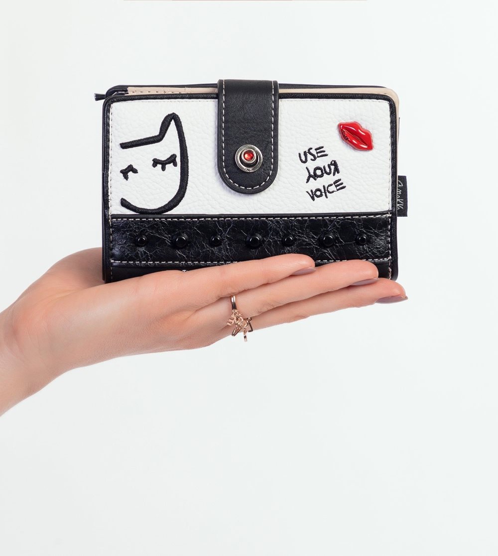 Penazenky Anekke Energy Flexible White Wallet Damske | 0541873-OP