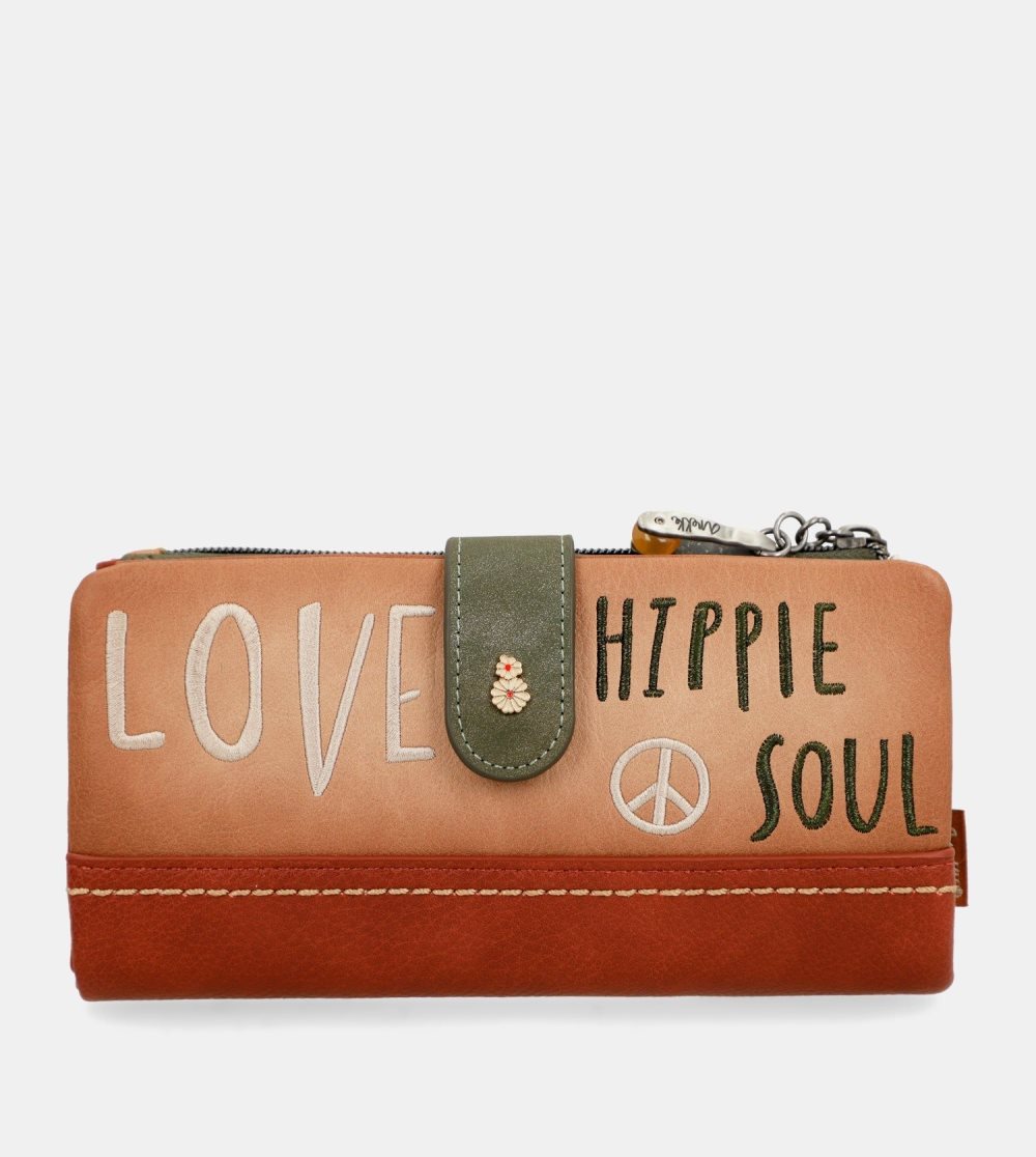 Penazenky Anekke Flowers Flexible Large Rfid Wallet Damske | 7308521-NZ