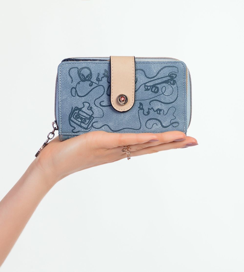 Penazenky Anekke Fun & Music Large Printed Wallet Anekke Damske | 2307165-VI