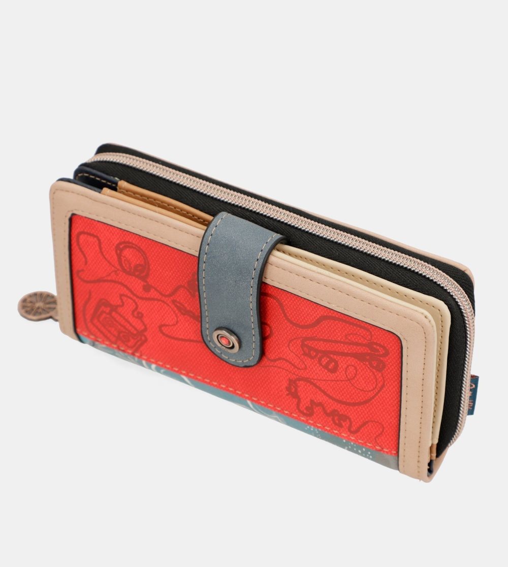 Penazenky Anekke Fun & Music Large Printed Wallet Damske | 7028169-DV